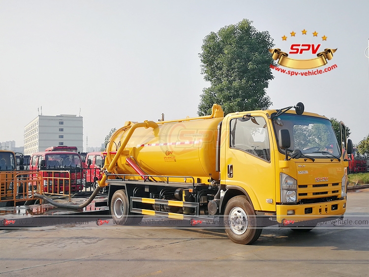 6,000 Litres Sewage Vacuum Truck ISUZU - Suction
